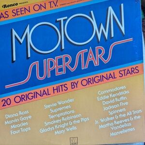 ✌🏼2/$20✌🏼1976 Vinyl Compilation "Motown Superstars" Ronco Records